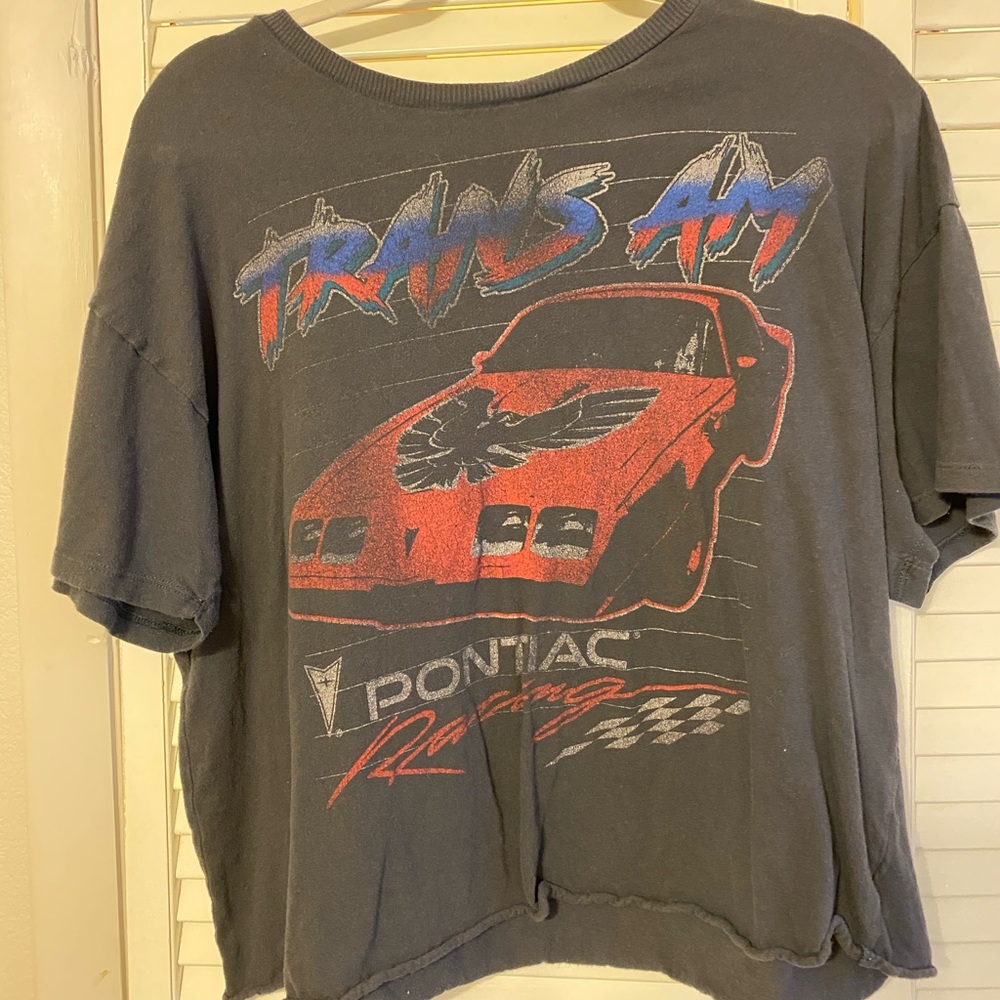American Eagle Cropped Trans Am Tee
